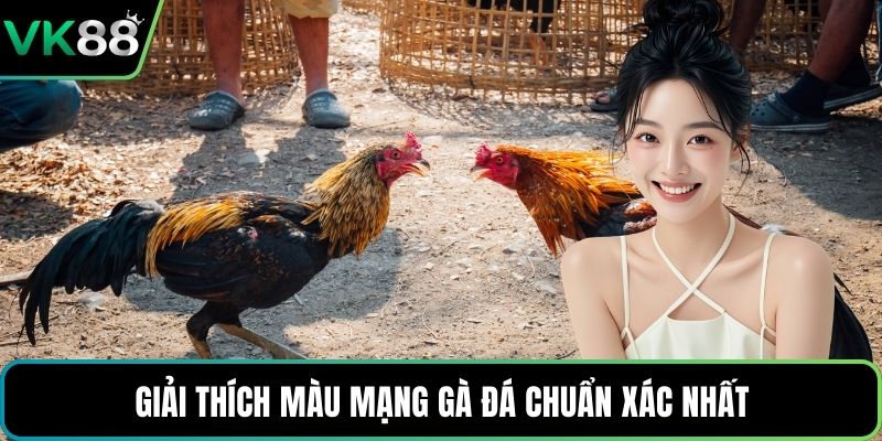 Giải thích màu mạng gà đá chuẩn xác nhất