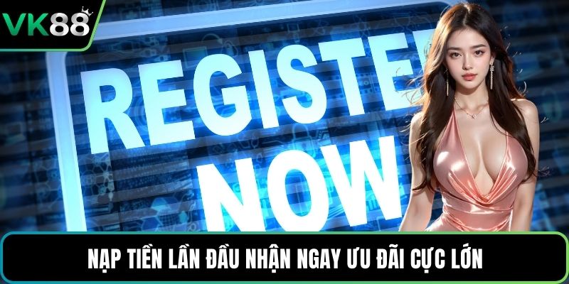 Nạp tiền lần đầu nhận ngay ưu đãi cực lớn